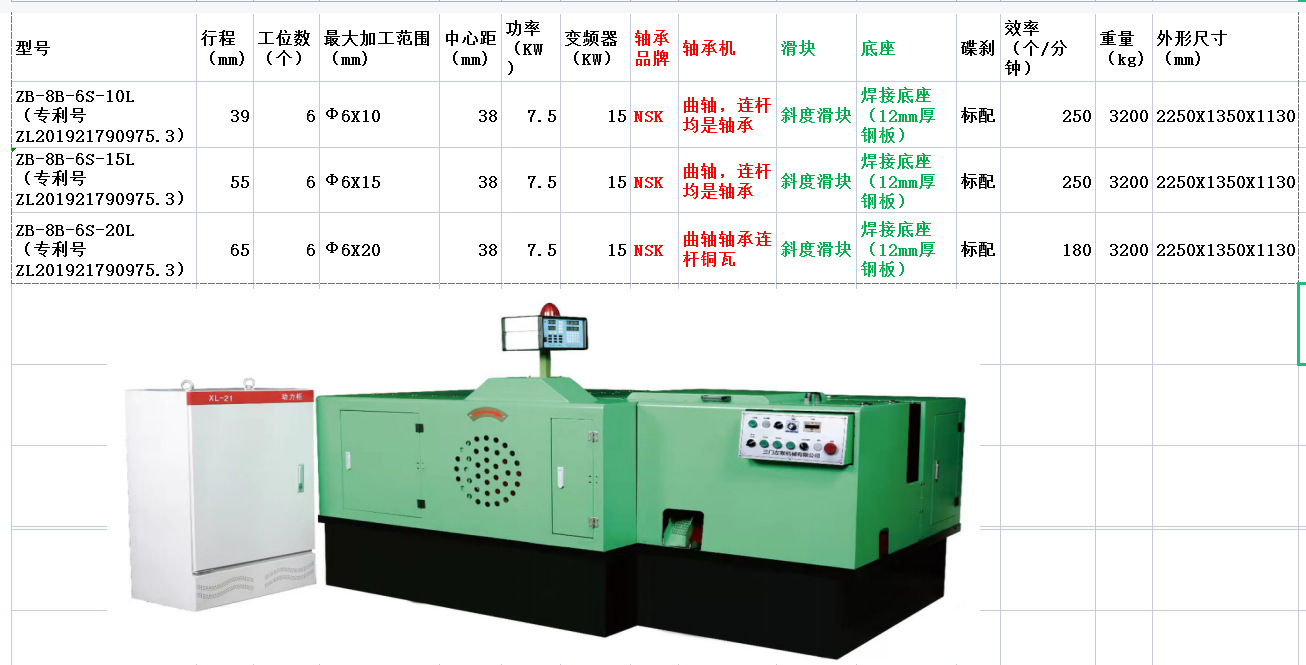 多工位冷镦机 14B螺母机 高速冷镦机 开合模机