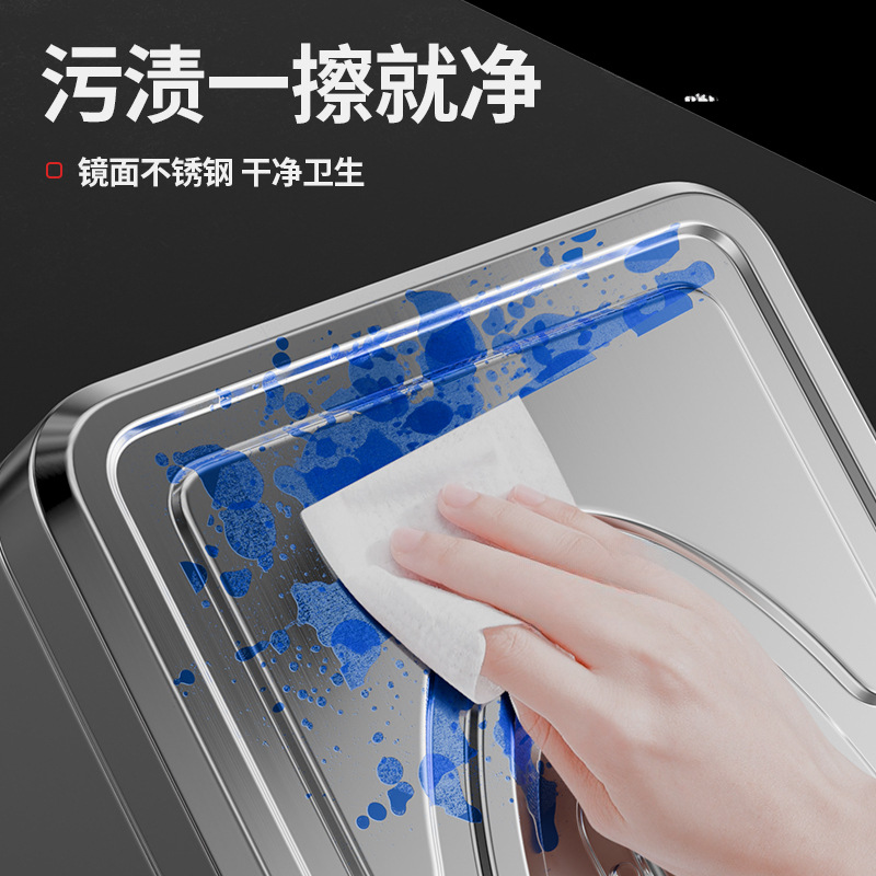 Caixa de herramientas de acero inoxidable de grado industrial de almacenamiento para automóviles multifuncional de hardware casero maleta