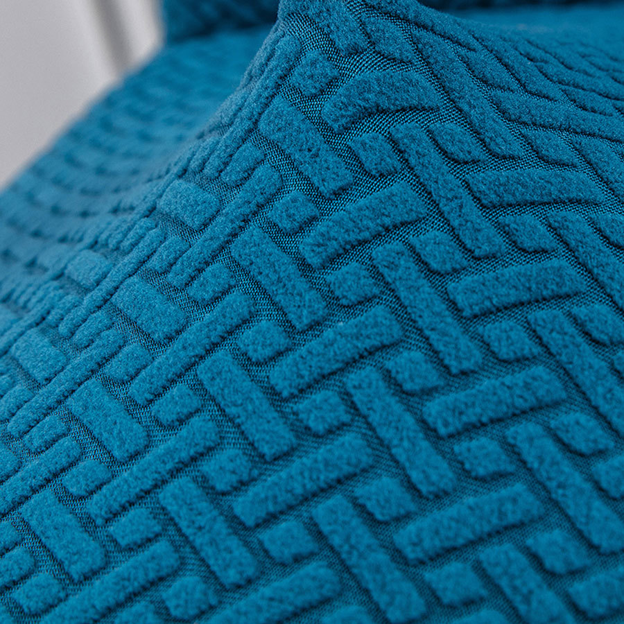 Oficina simple hogar vello de maíz twill resistente a la suciedad polvo cubierta de silla cubierta de silla de concha casera cubierta de silla de hotel