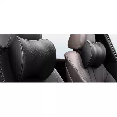 neck pillow, cushion, car pillow, Waist support - 1-pair-of-black-mesh-memory-foam-headrests-universal
