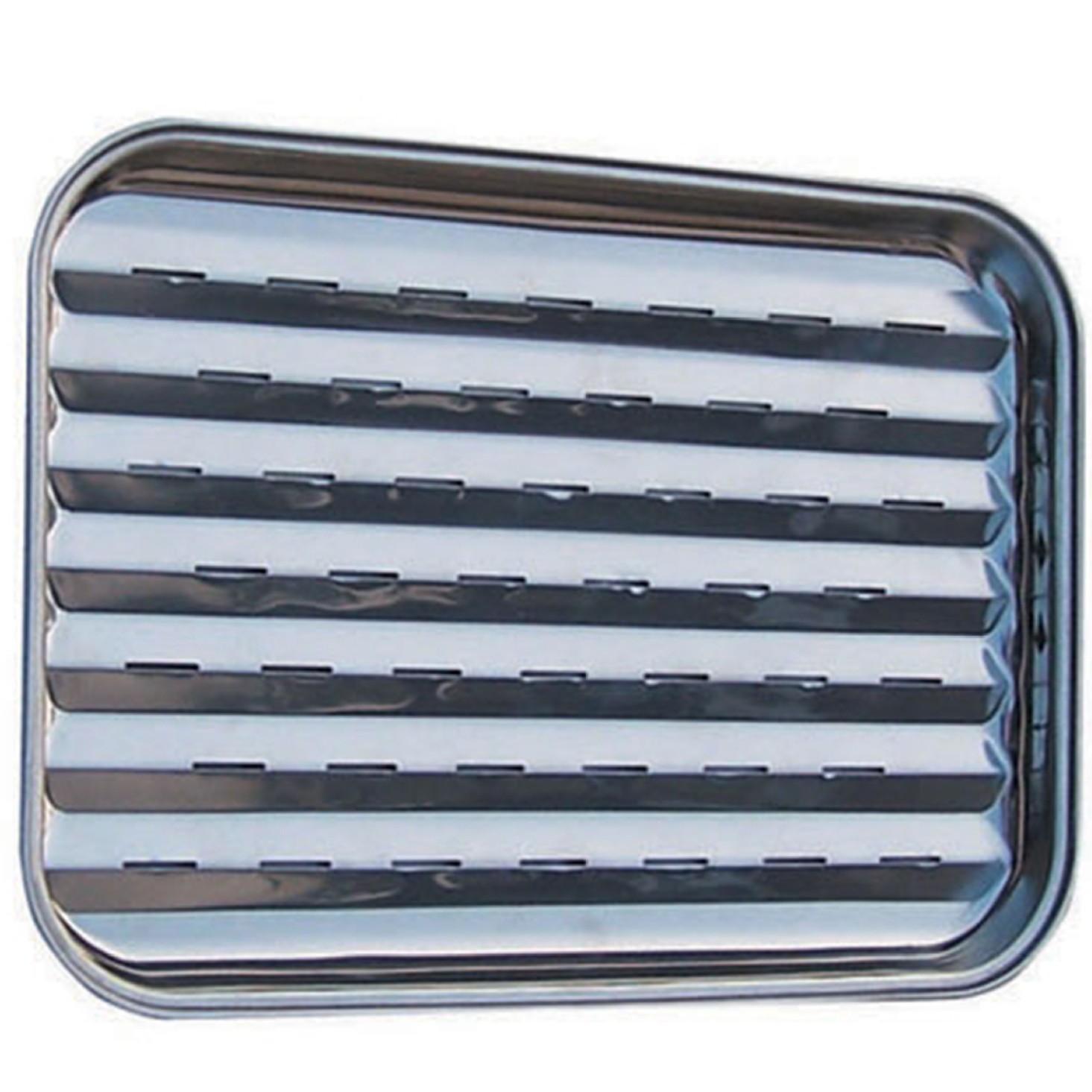 La producción de fábrica de acero inoxidable olla de pescado a la parrilla rectangular barbacoa cuenca de freír barbacoa cuenca 430 de acero inoxidable barbacoa Cuenca