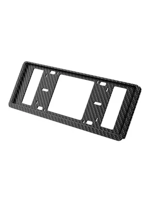 Vehicle License Plate Frame, Carbon Fiber Pattern | License plate holder/license plate holder