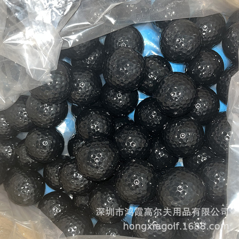 高尔夫双层练习球 392远距离球 蓝彩色下场比赛球场击打练习