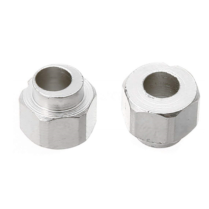 Nut for 3D Printer, Carbon Steel Plated with Nickel, Hexagonal Eccentric Pillar, V-Slot Inner Hole 5MM, Stainless Steel Engraving Machine Offset Hole Accessory