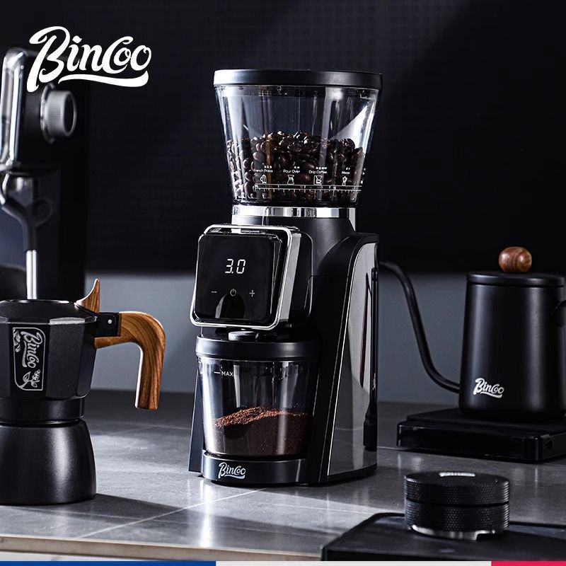 Bincoo Electric Coffee Grinder Coffee Bean Grinder Coffee Bean Grinder Household Small Coffee Machine Grinder Commercial