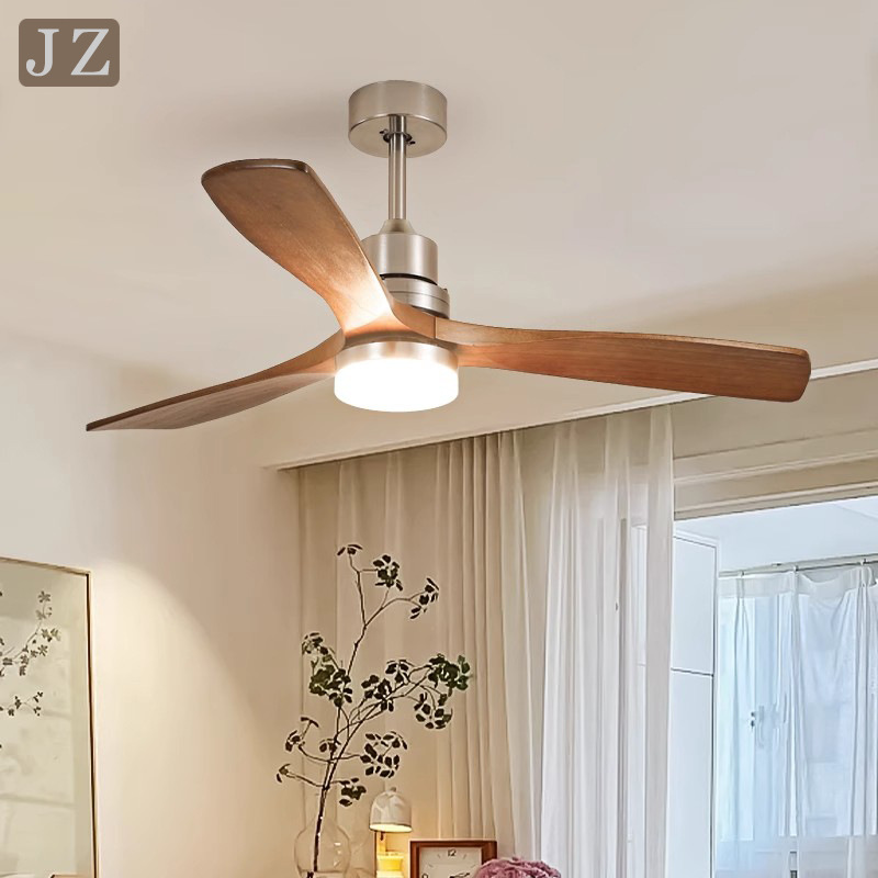 Medieval Style Bauhaus Living Room Fan Lamp Retro American French Style Home Living Room Bedroom Dining Room Ceiling Fan Integrated Lamp