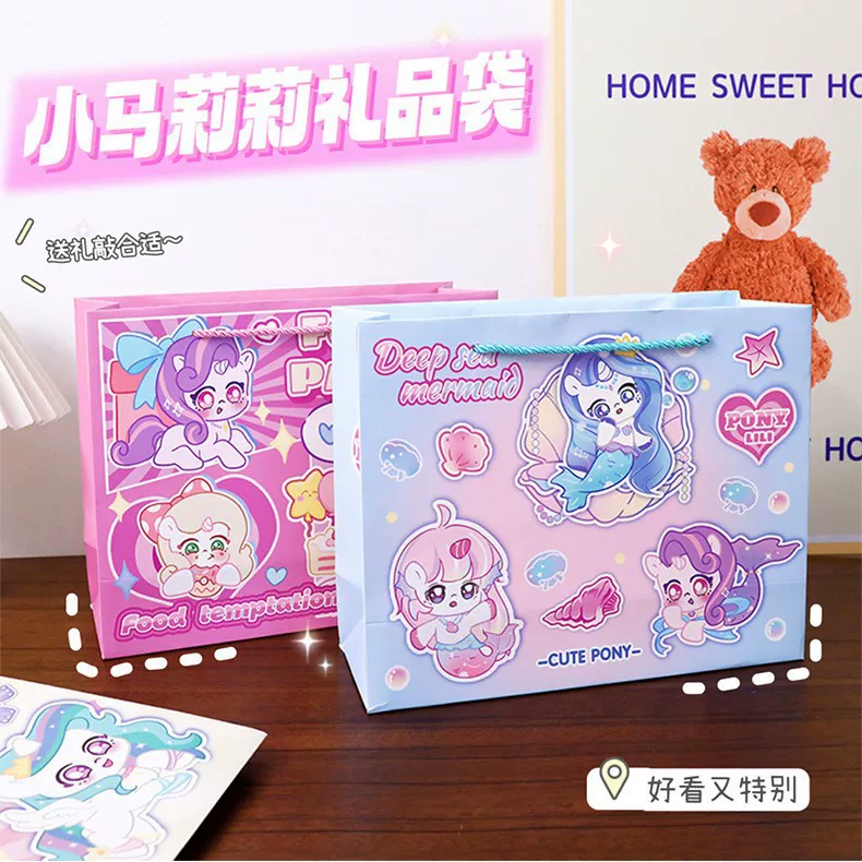 Клоуированная Pony, мультяшная фуксия ручная сумка, подарок на день рождения, опт