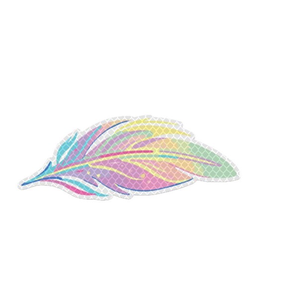 Diamond grade reflective stickers fantasy feather car bumper…
