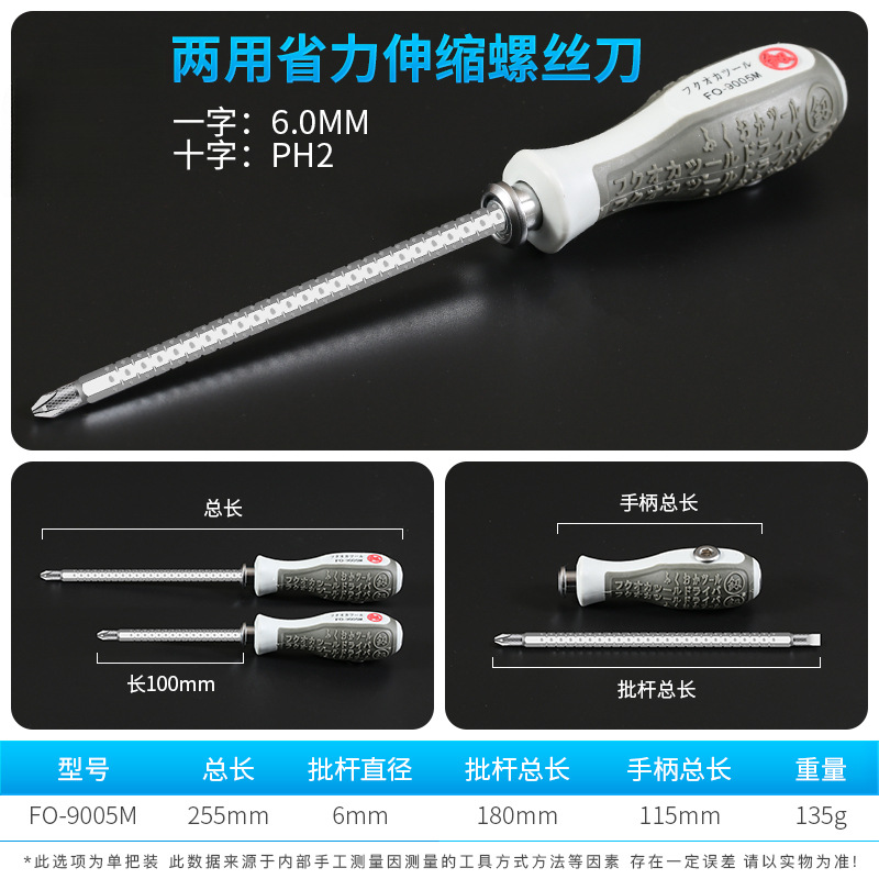 Destornillador de doble propósito multifunción cruz pequeña de una palabra destornillador de electricista destornillador de flor de ciruelo conjunto de herramientas
