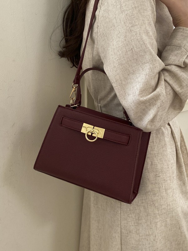 Bolso retro de gran capacidad para mujeres 2026 nueva tendencia transfronteriza Kelly bolso de alta calidad de viaje de hombro bolso de mujer