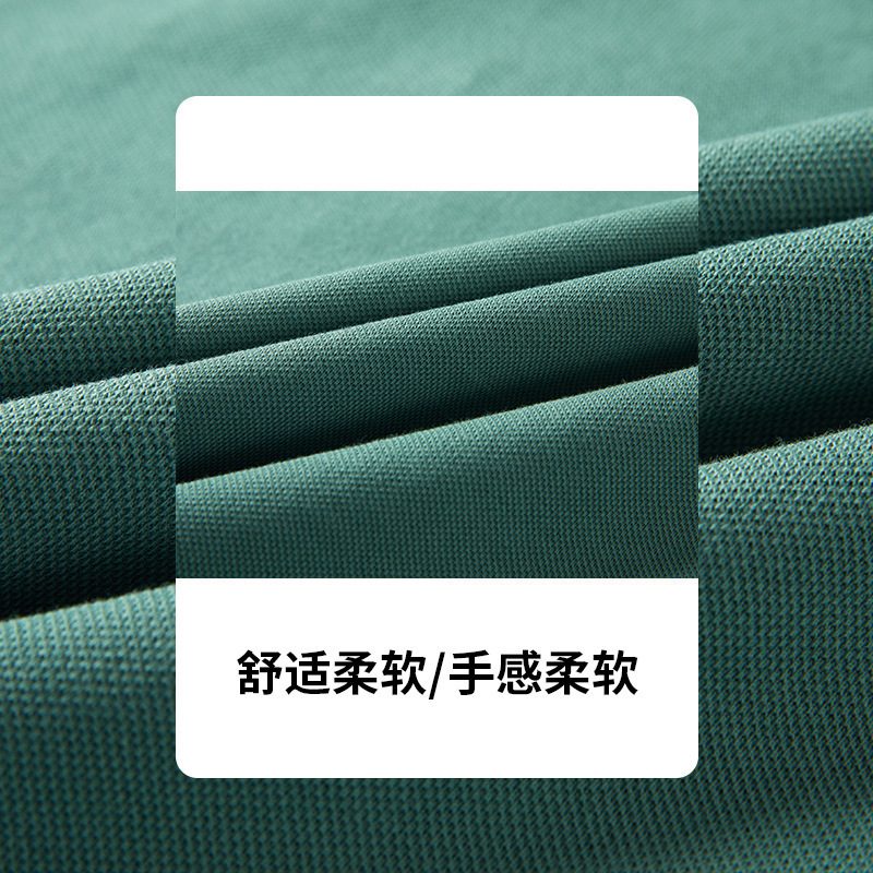 同款啄木鸟棉男士短袖T恤夏季新款中年爸爸宽松体恤上衣翻领POLO|undefined