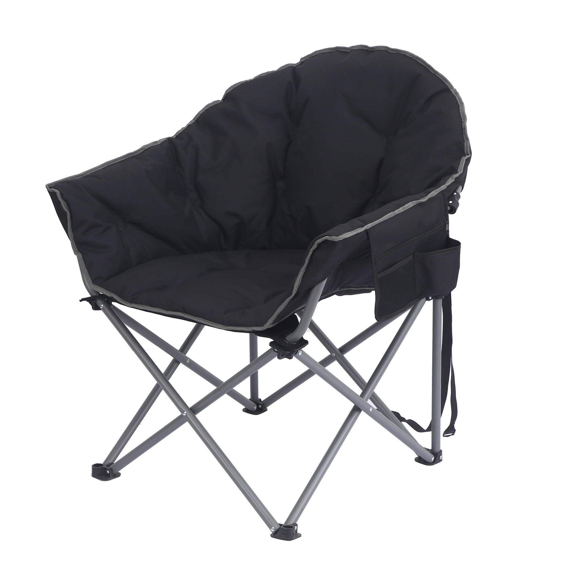 Silla de luna plegable al aire libre para acampar, picnic, taburete plegable portátil, silla reclinable, pesca ligera, silla de playa al aire libre al por mayor