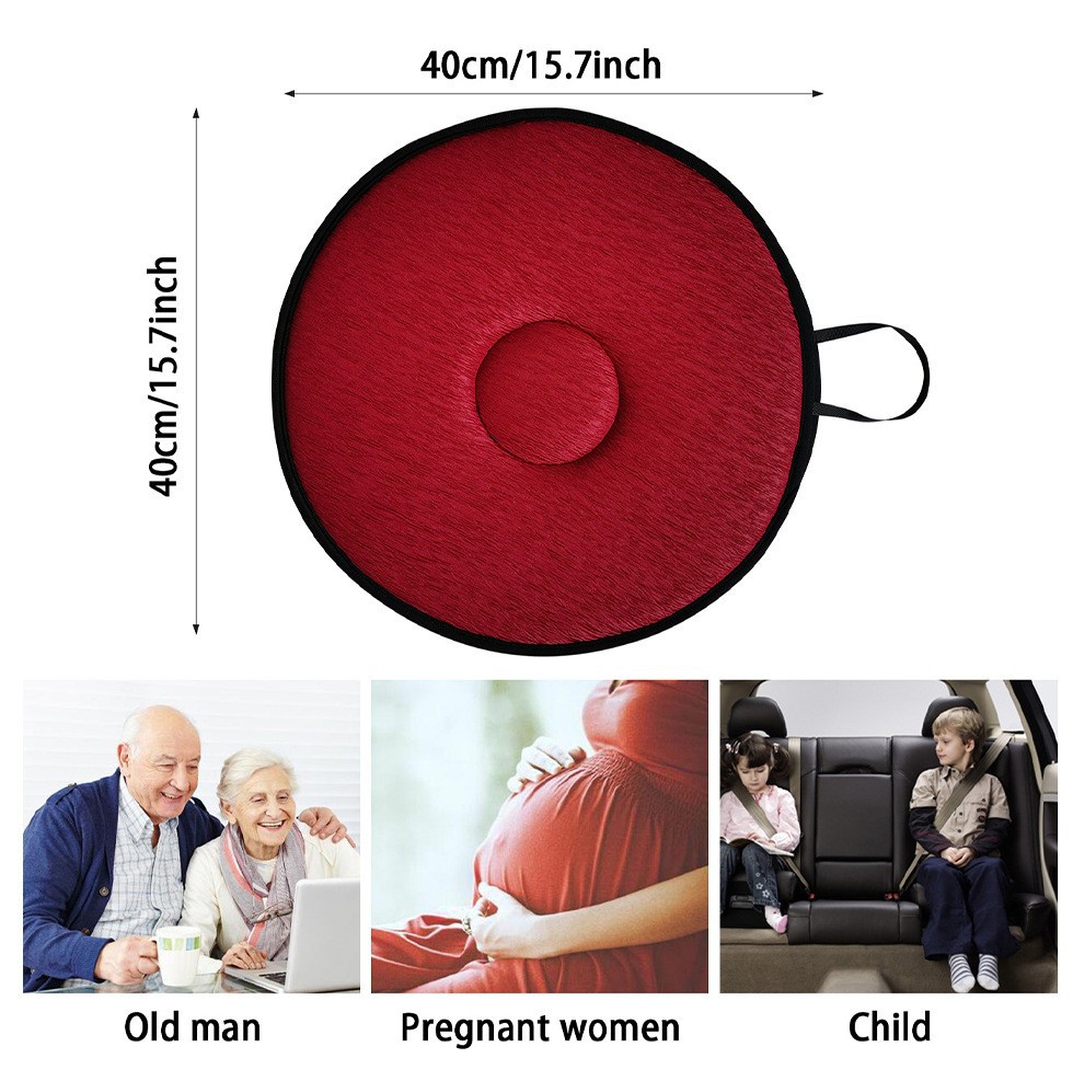Amazon Multifunctional Car Seat Cushion 360 Degree Rotation Outdoor Portable Rotating Cushion Pregnant Women Soft Cushion