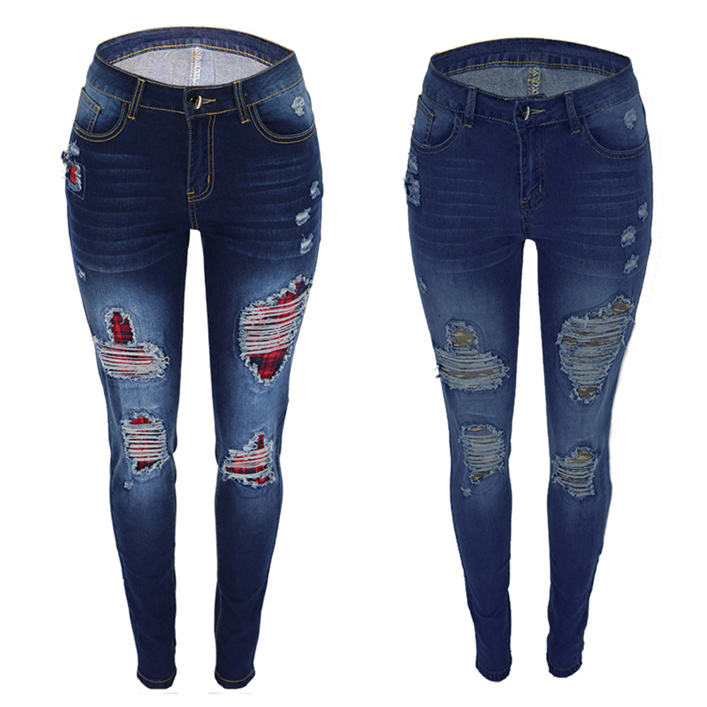 22 Autumn/Winter Straight Pencil Jeans Temperament High Waist High Elastic Women's Wear Direct Sales_voghion.com