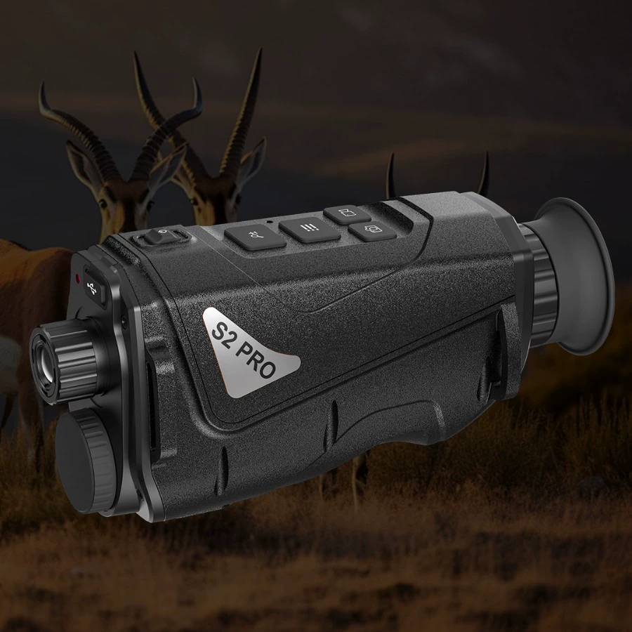 Новый тепловизионный монокулярный телескоп S2pro HD для наружного ночного видения, пожарно-спасательный, поставляется с Wi-Fi, подключенным к приложению