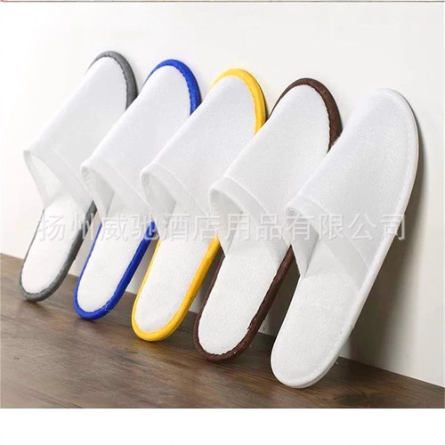 Disposable slippers wholesale hospitality hotel beauty salon anti-slip slippers thickened travel portable B & B slippers