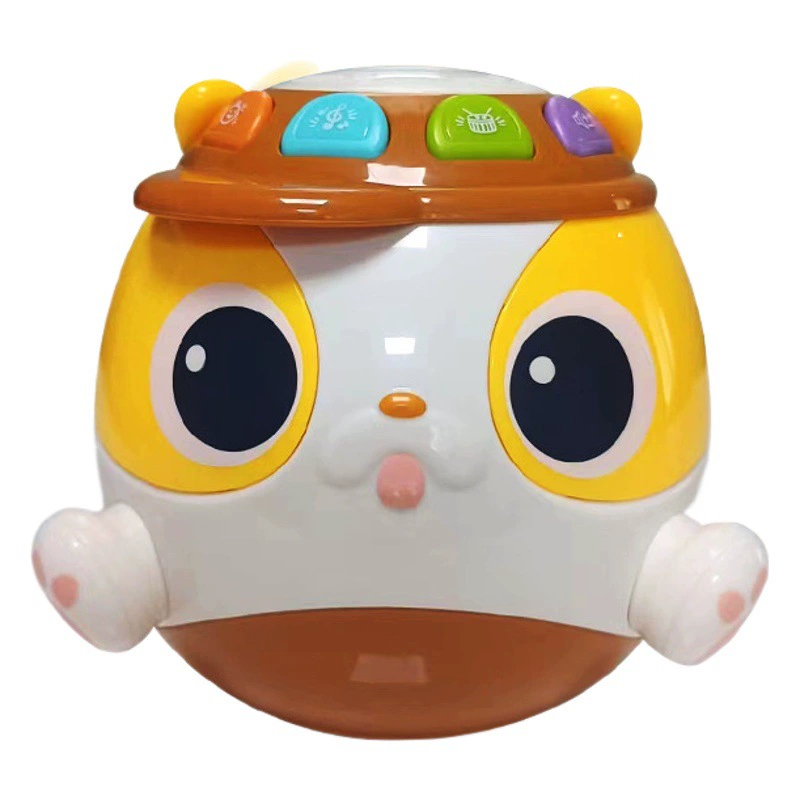 Новый детский стакан Moe Fun, мультяшный щенок, хлопающий в ладоши, Детская Музыкальная погремушка, игрушка для раннего образования и просвещения