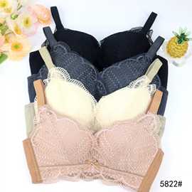 乳棉5822#莫代尔杯内衣32-38中厚A杯舒适聚拢文胸批发促销尾货