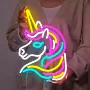 卧室发光led小马灯牌