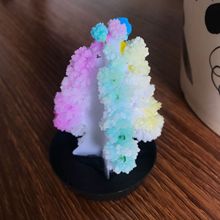 七彩雪花发财树魔法彩虹圣诞树小号纸树开花儿童解压手工益智玩具