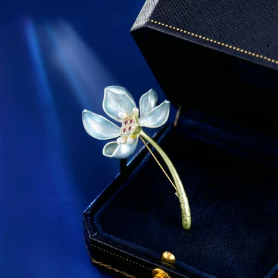 Creative Atmosphere Floral Clothing Yaxa sancaqları - blue