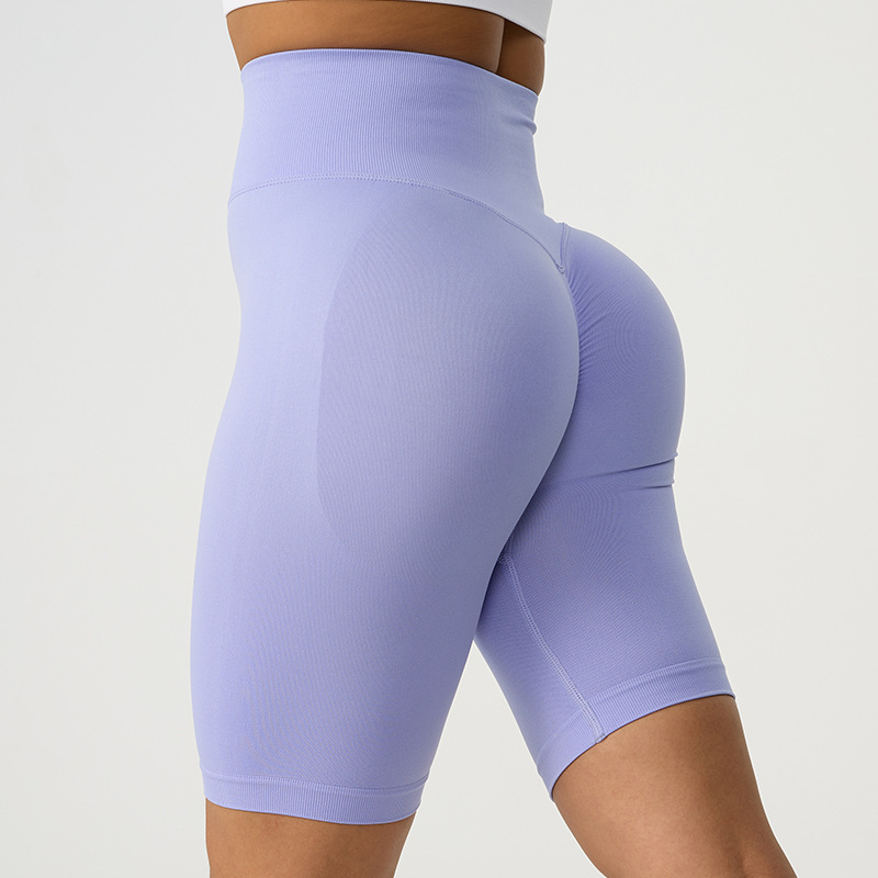 Pantalones de gimnasio de cintura alta, pantalones cortos de yoga ajustados, ropa deportiva de gimnasio