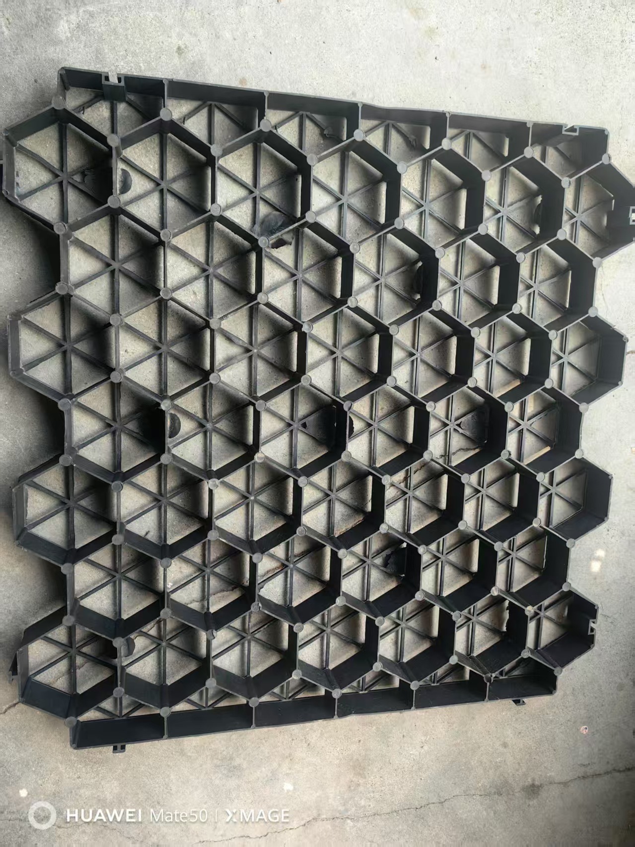 Estacionamiento in situ grille de césped gris negro protección de pendiente verde HDPE grille de césped plano ladrillo de césped de plástico