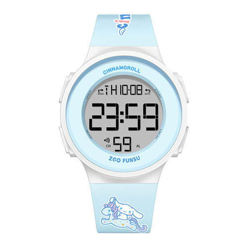 Zhenggang ZGO Sanrio children's watch cute cartoon student female watch waterproof multi-function smart electronic watch