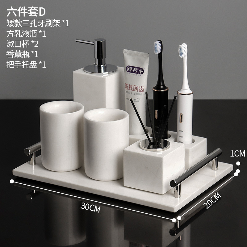 Caqui Jazz White Juego de seis piezas D