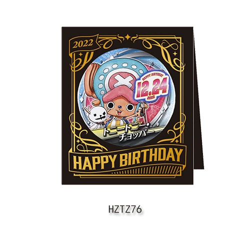 Бейдж дня рождения Comic Factory ONE PIECE Лuffy Zoro Chopper Sanji Nami стойка для бейджей на день рождения