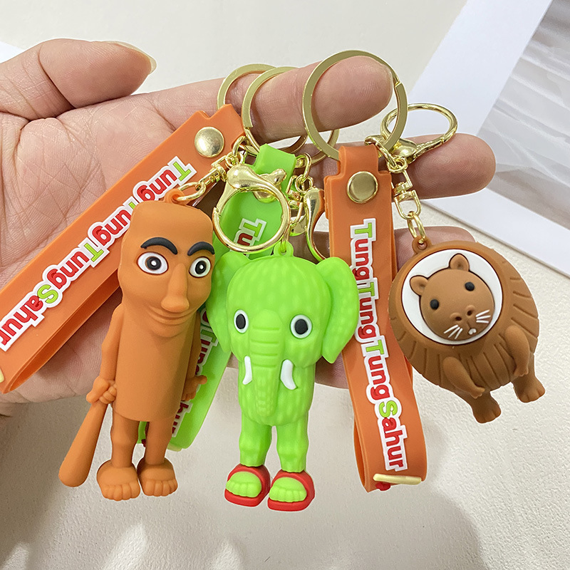 New Product Shanhaijing Keychain Cute Shanhaijing Animal Monster Keychain Men and Women Bag Accessories Gifts Wholesale