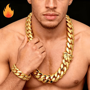 diy�Ʒ15mm�Ͻ�Ű�朹������ЙE�A��cuban link�ֱ���hip hop