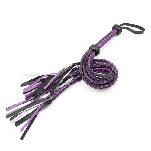 Manufacturer's handmade PU leather whip SM toys loose whip adult women adult products other sex toys whip stock
