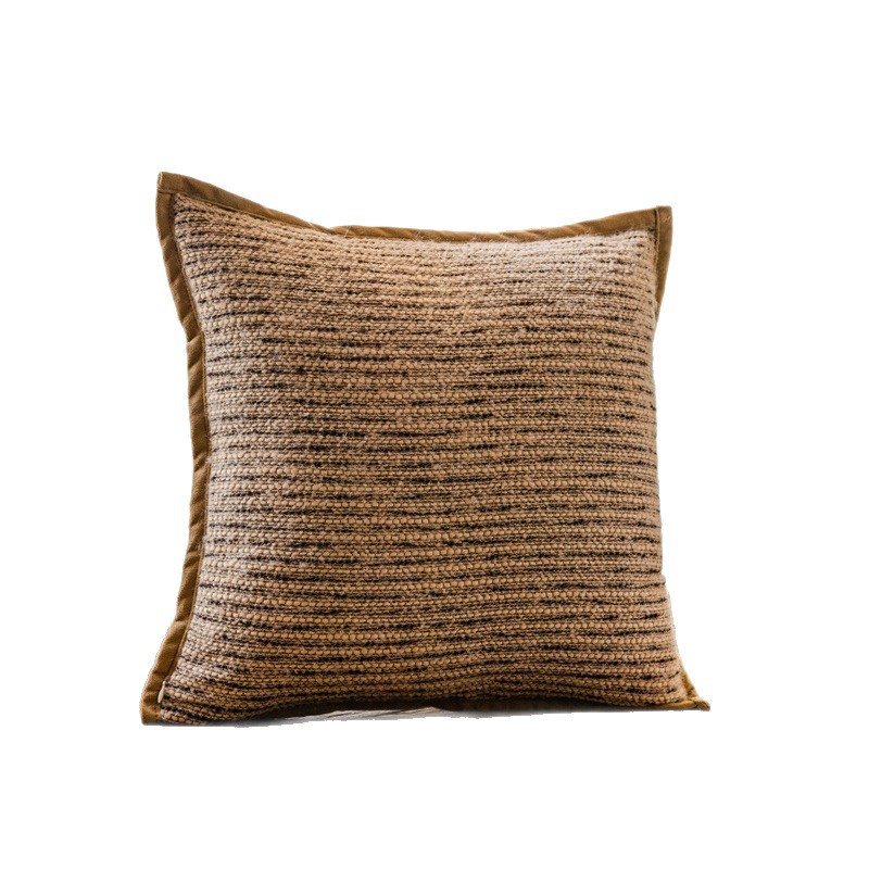 Moderno simple y de alta calidad de peluche de lujo ligero Merad almohada de punto de otoño y invierno sofá almohada de alojamiento de la casa