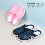 Летняя нескользящая пляжная обувь для отдыха, сандалии подходит для мужчин и женщин, в корейском стиле