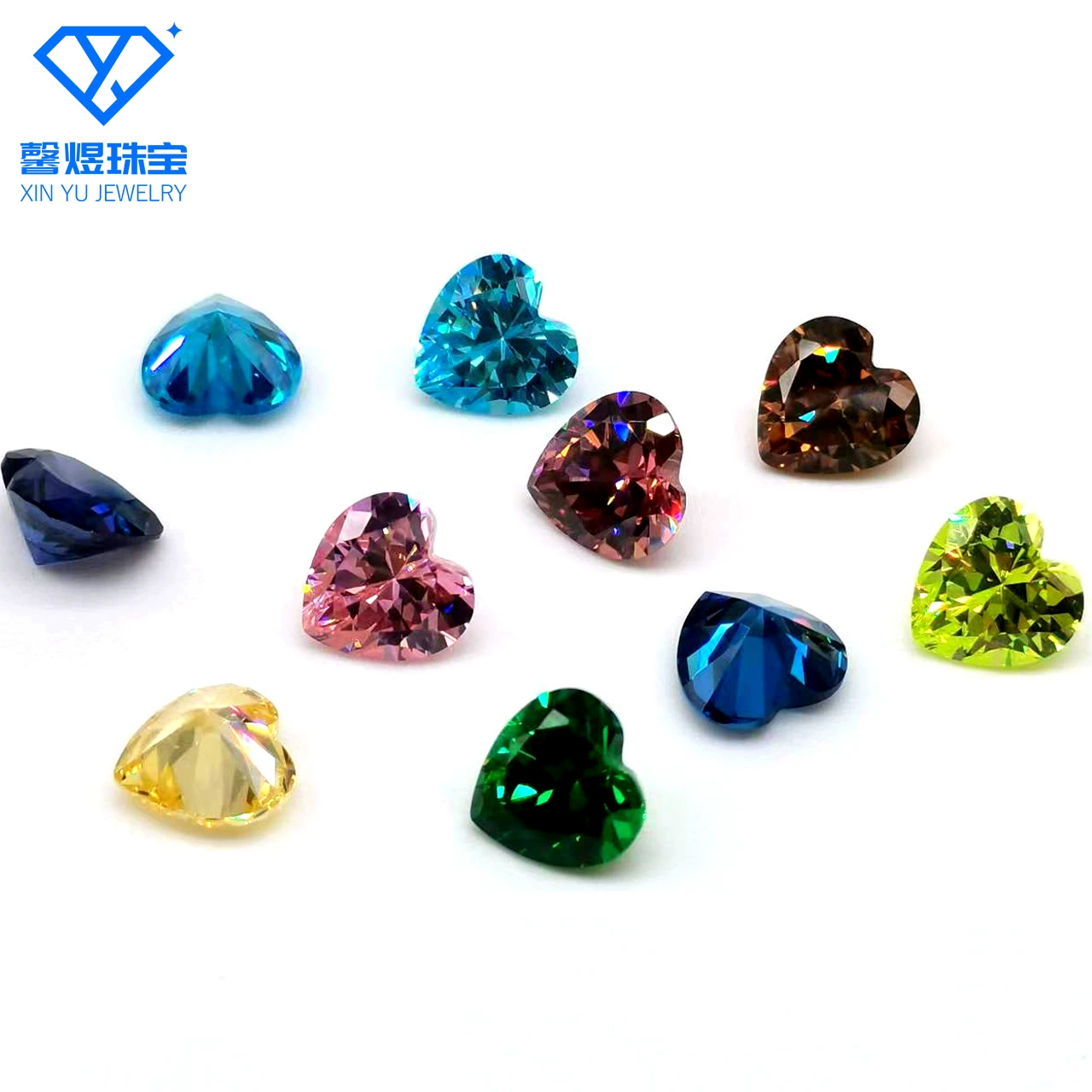 Яблоко, сердце из циркона, gemstone, оптовая продажа