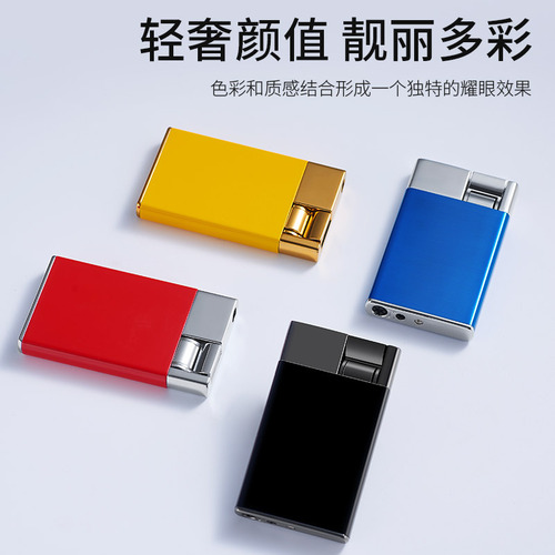Debon upgraded lever ignition lighter, direct blast windproof small lighter, convenient powerful cigarette lighter