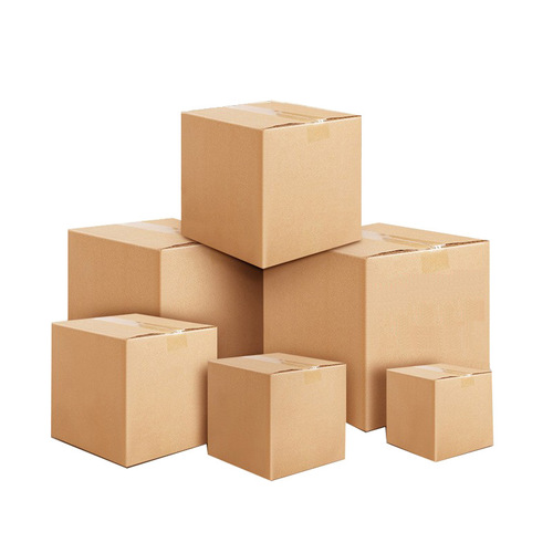 Square cardboard box, express packaging box, brown paper box, corrugated packaging box, thick moving storage box