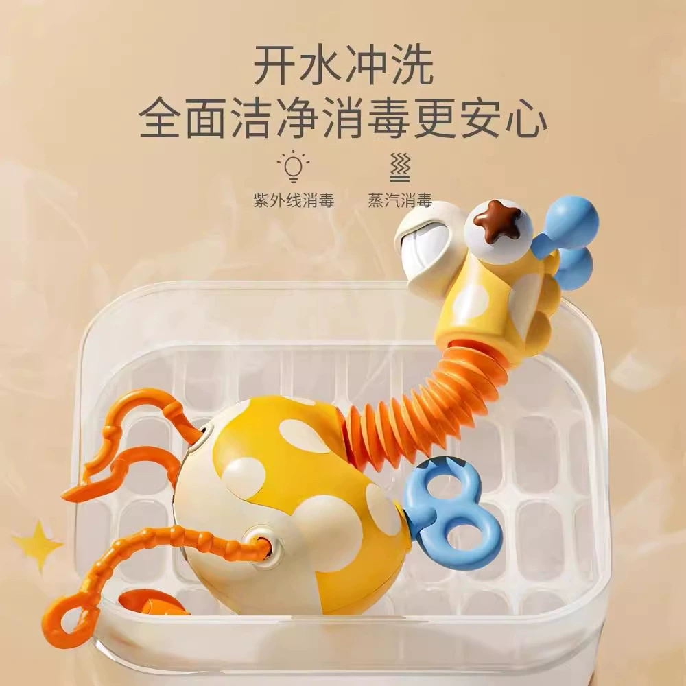 Toy, giraffe, exercises baby's fingers, fine motor skills, 0-1 years