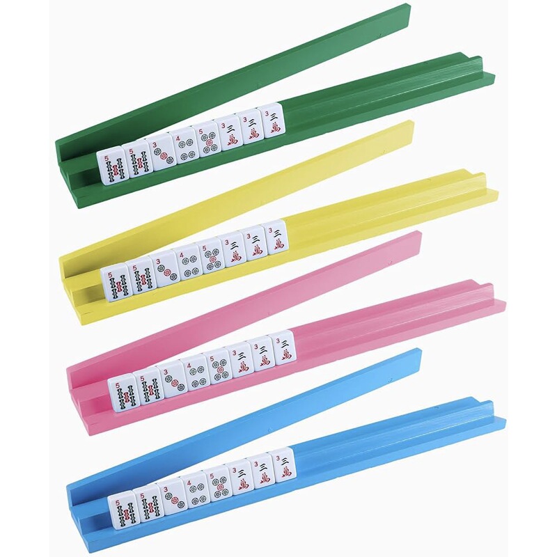 In-Stock Wooden Mahjong Rack Game Tile Base Domino Tray Stand Magnetic Mahjong Rack with Push Rod In-Stock Wooden Mahjong Rack Game Tile Base Domino Tray Stand Magnetic Mahjong Rack with Push Rod