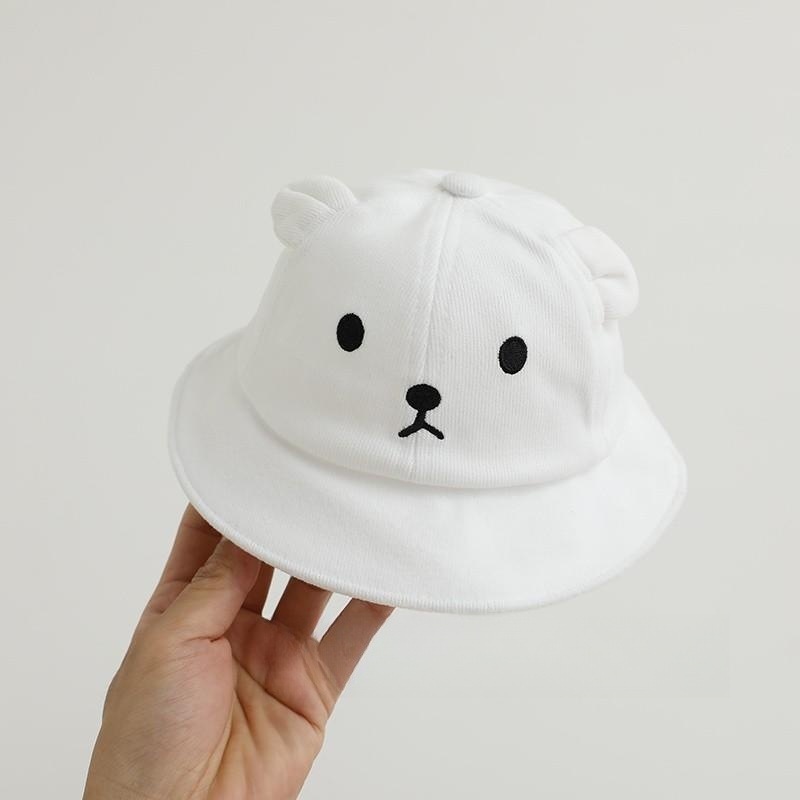Printing Design Simple Style Style Girl's Simple Style Color Block Printing Bucket Hat
