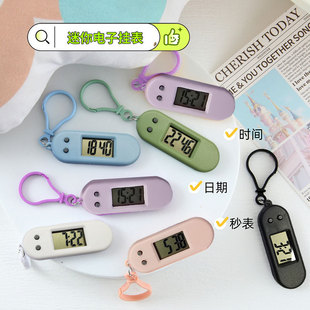 Customized Macaron Timer Candy-Colored Digital Small Hanging Watch Silent Student Exam Electronic Watch Electronic Hanging Watch