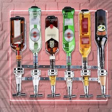 壁挂式倒酒架倒酒器洋酒分酒器量取基酒调酒工具酒吧家用派对酒具