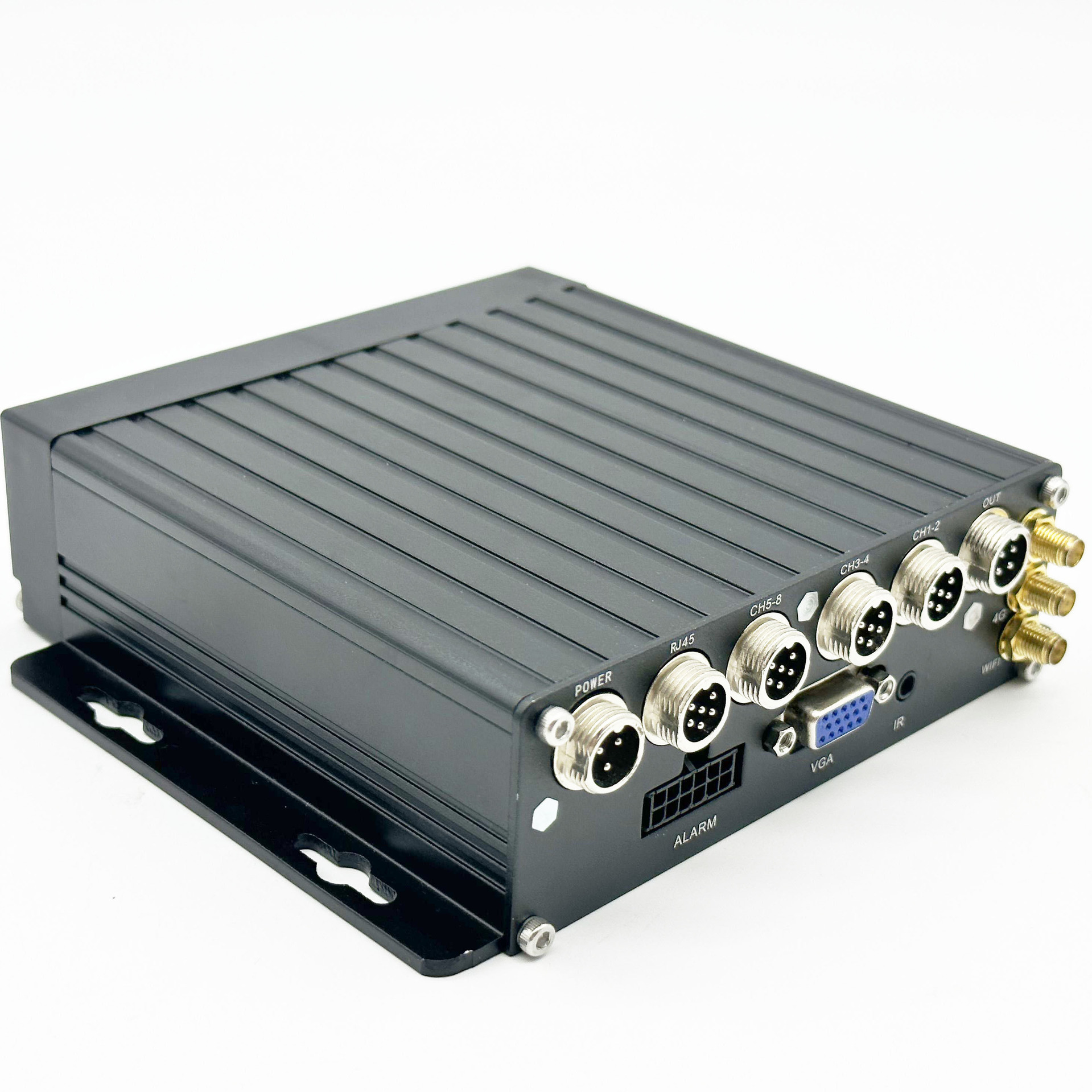 锋莱高清4G双SD卡512GB车载监控主机1080P四路八路远程监控录像