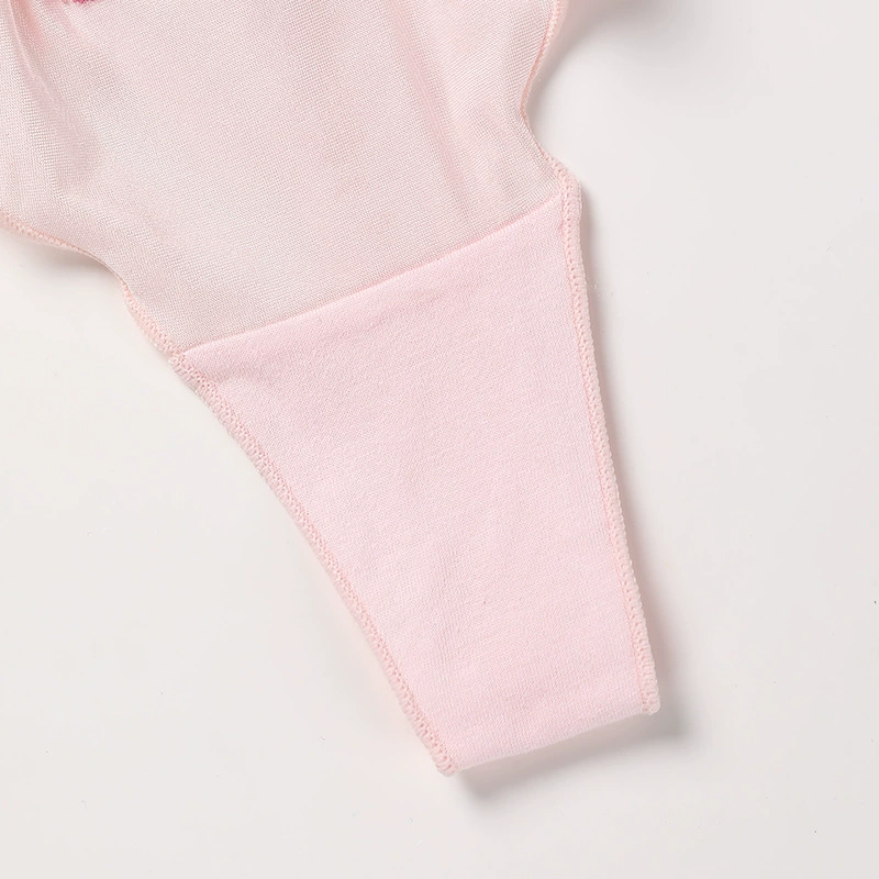 Цветная нашивка с гравировкой алфавита на pure cotton трусики-стринги с хлопковой промежностью, интересные волны, роскошный атлас, женские