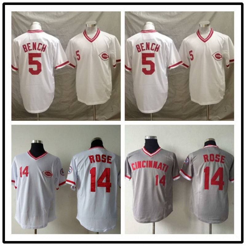 Wholesale Baseball Jersey Reds Cincinnati Reds Men's Embroidered Fan Version Elite Version Baseball Jersey