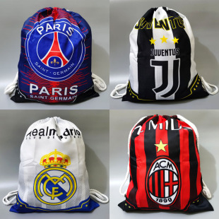 AC Milan Real Madrid Arsenal Paris Saint -germain Messi Football рюкзак рюкзак рюкзак для бала для хранения сумки для хранения ботинок