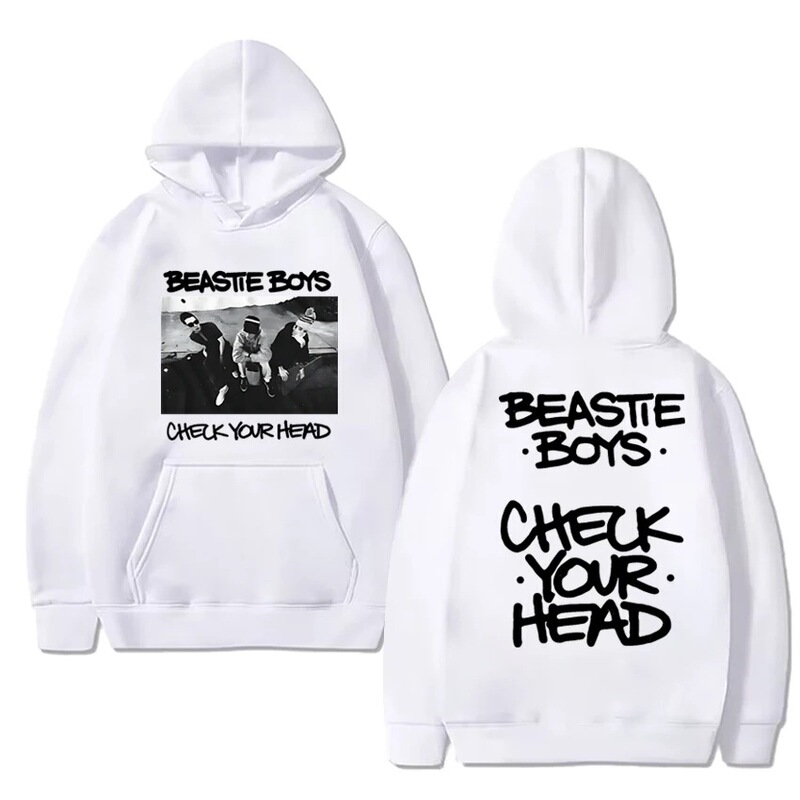 Rock Beast Boy Check Your Head Album Double-Sided Printed Sweatshirt Men Women Vintage Punk Streetwear