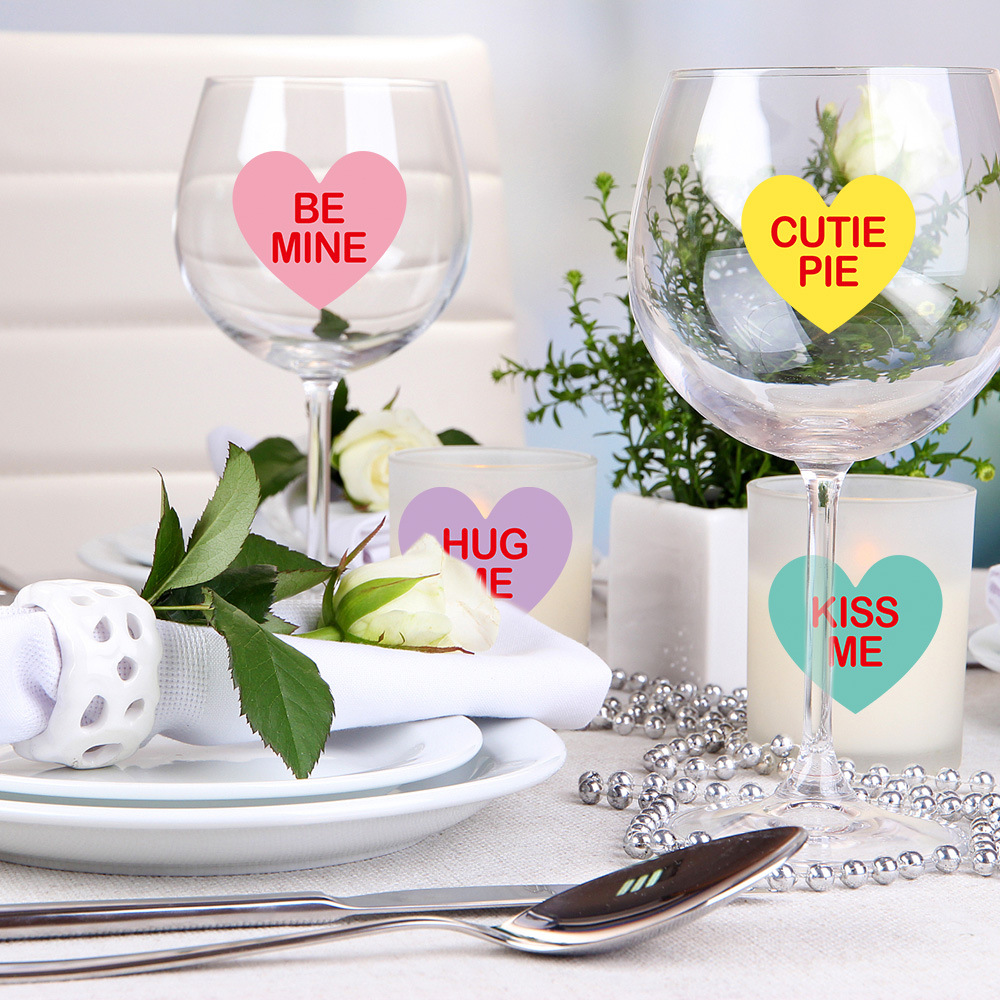 Amazon Día de San Valentín fiesta decoración Pegatinas de papel decoración del Día de San Valentín Diario pegatinas