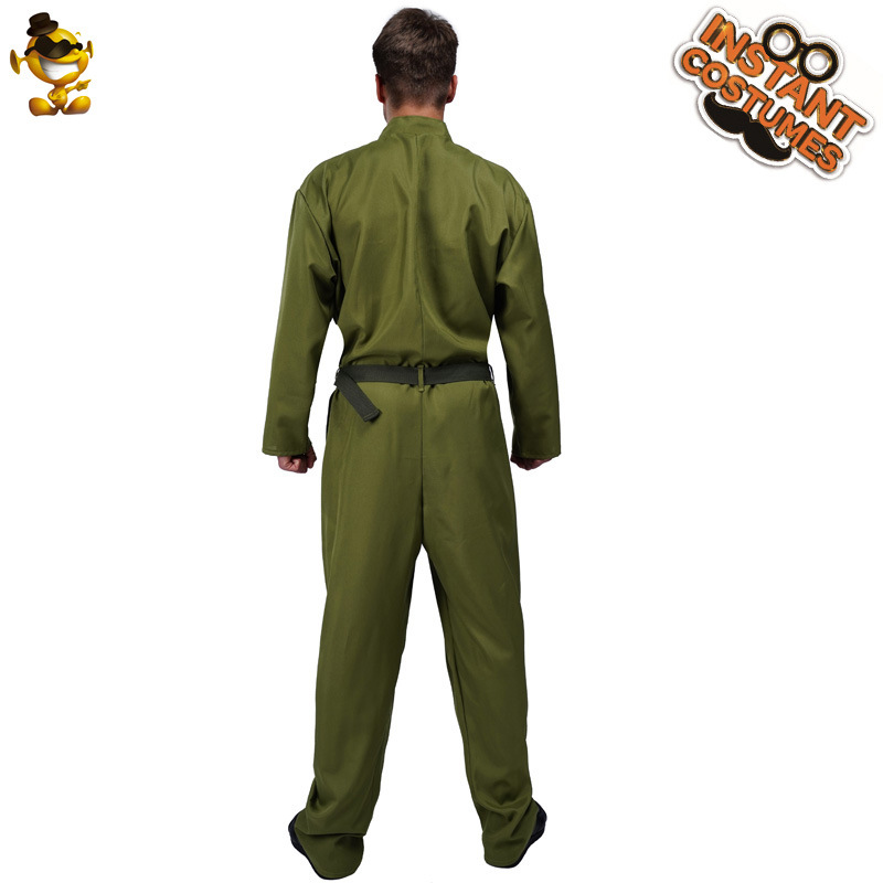 Traje de piloto de los hombres adultos traje de rendimiento Halloween Masquerade traje de fiesta de cosplay image 4